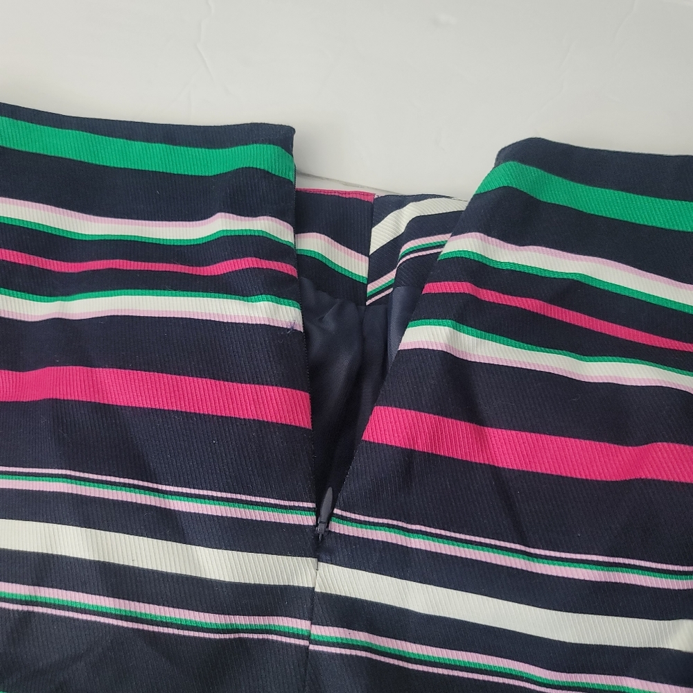 Talbots Multi-Color Horizontal Striped Skirt In V… - image 7